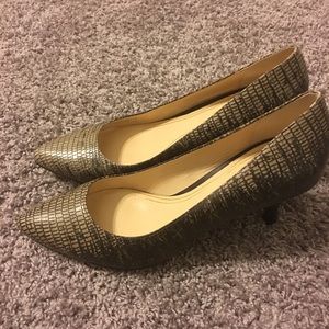 Cole Haan Nike Air snakeskin heels